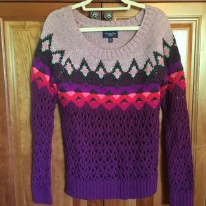 Small American Eagle Multicolored Sweater